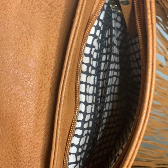 Tan Bohemian Fringe Crossbody - Picture 3 of 3